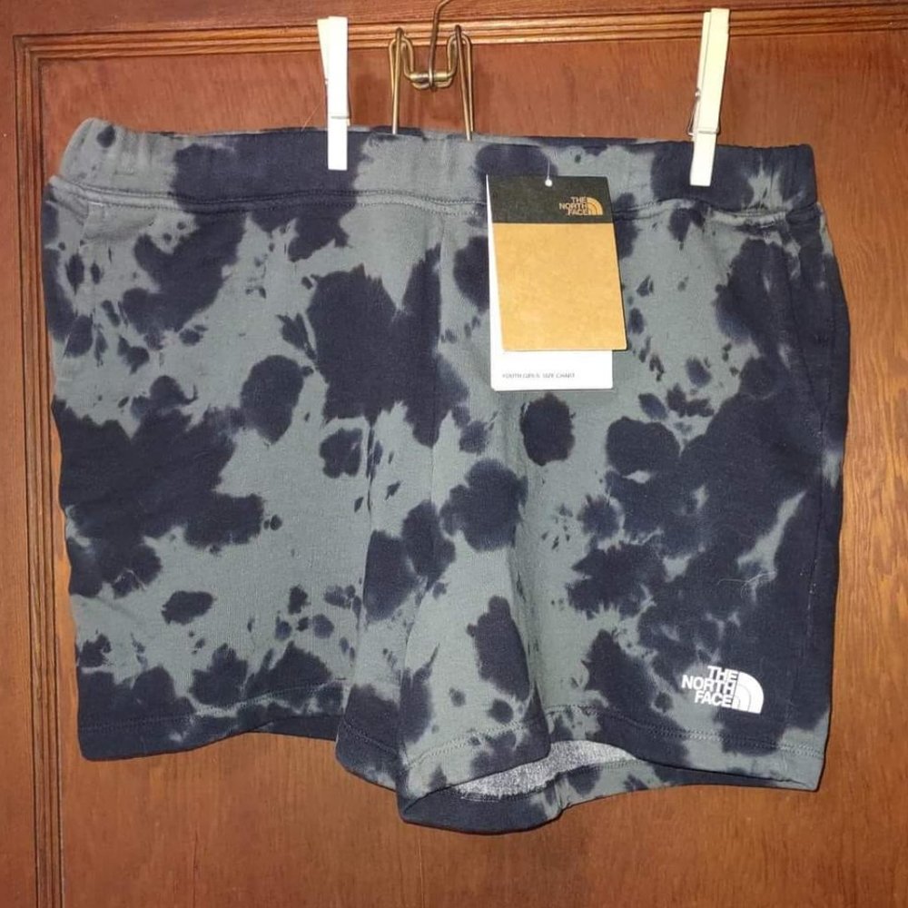 Tie Dyed Girls North Face Shorts